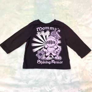 Black long sleeve top 12-18 mos